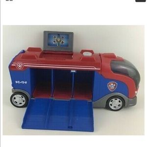 Paw patrol rescue bus trailer